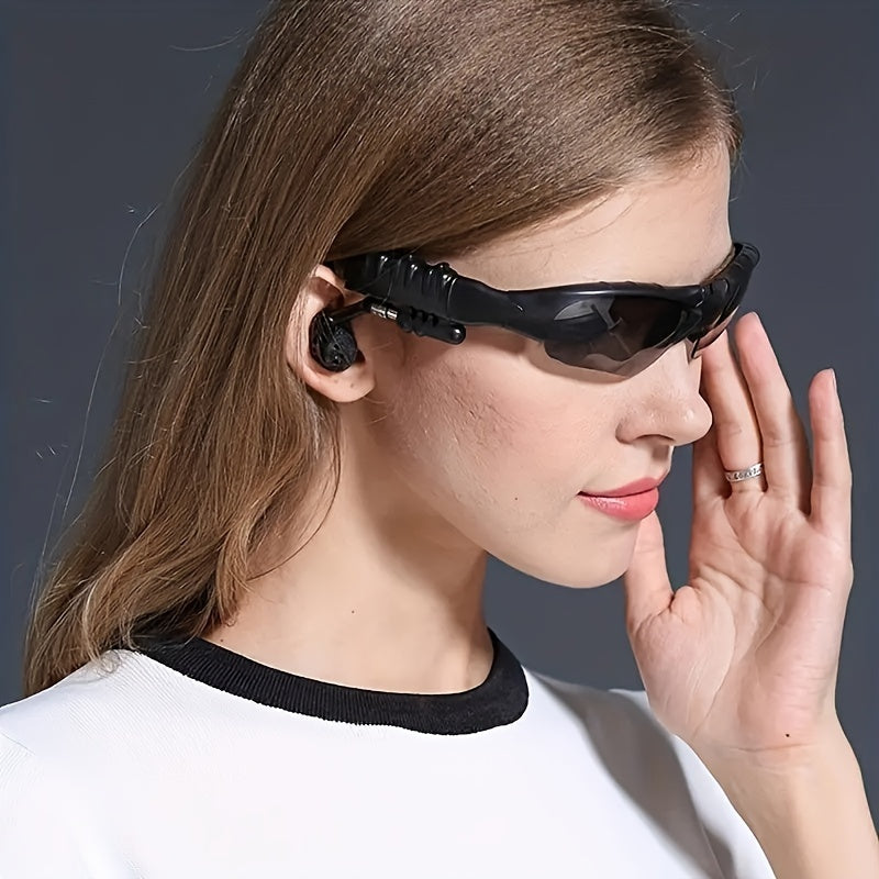 Lunettes de Conduite Intelligentes avec Casque Sans Fil – Musique, Appels &amp; Navigation