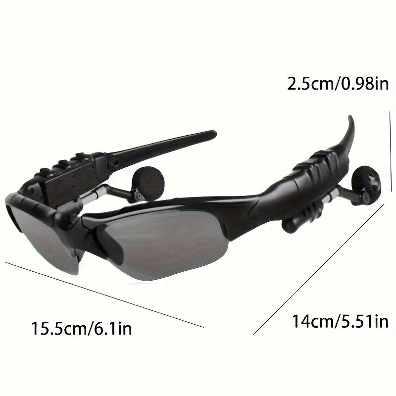 Lunettes de Conduite Intelligentes avec Casque Sans Fil – Musique, Appels &amp; Navigation