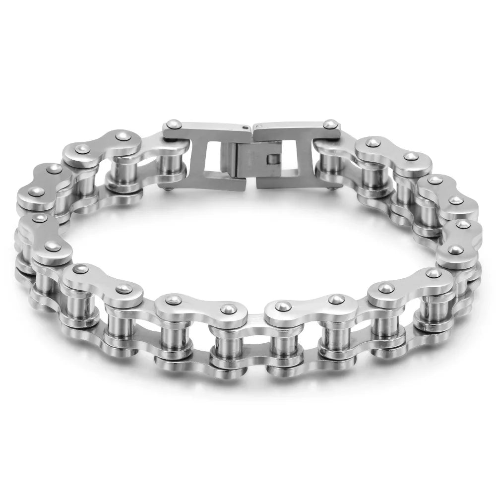 Bracelet pour homme  chaîne de vélo