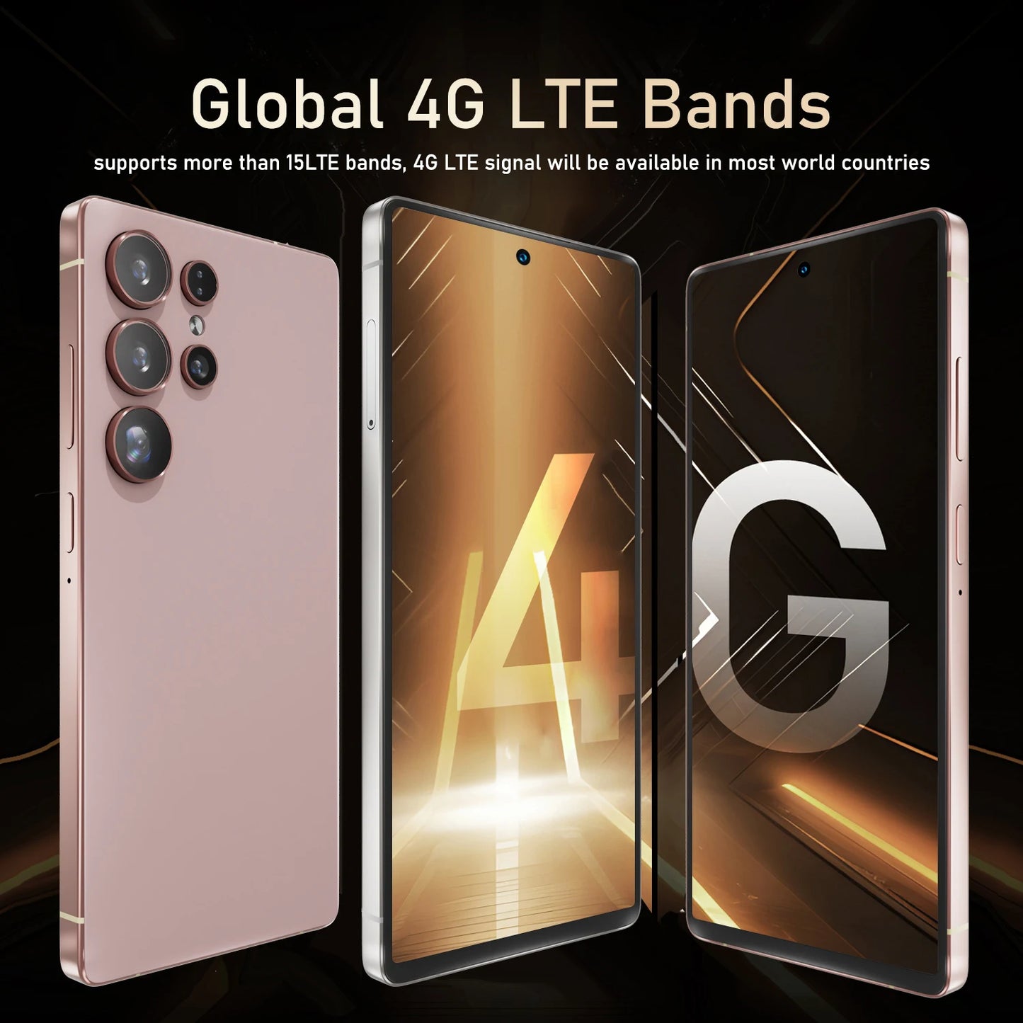 S25 Ultra Smartphone Android 6.8 pouces 8 + 128GB ROM double SIM téléphones mobiles 4G réseau 6800mAh batterie Octa Core téléphones portables