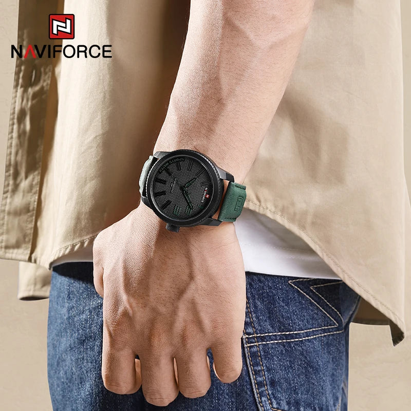 NAVIFORCE Montre-bracelet militaire pour hommes