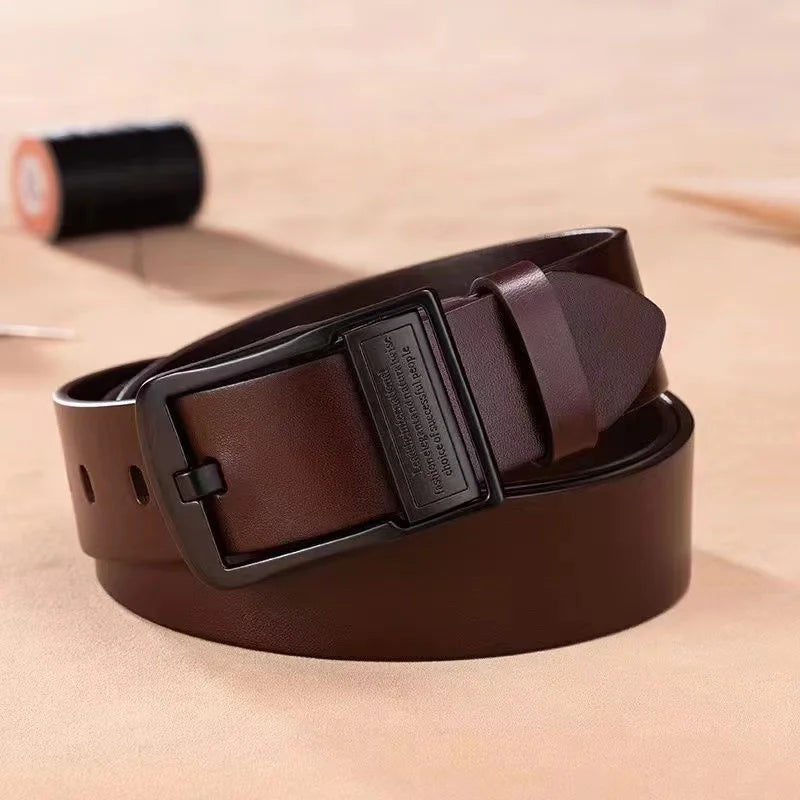 Ceinture en cuir de vachette pour hommes