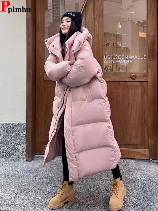 Parka Longue à Capuche pour Femme