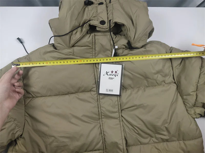 Parka Longue à Capuche pour Femme