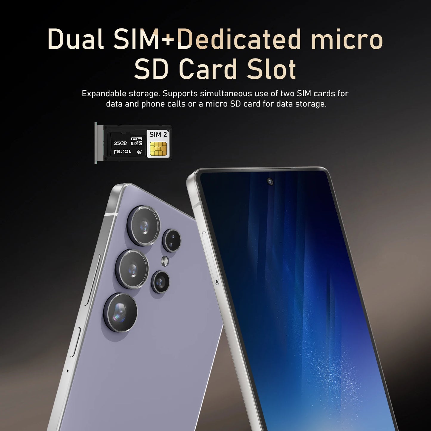 S25 Ultra Smartphone Android 6.8 pouces 8 + 128GB ROM double SIM téléphones mobiles 4G réseau 6800mAh batterie Octa Core téléphones portables