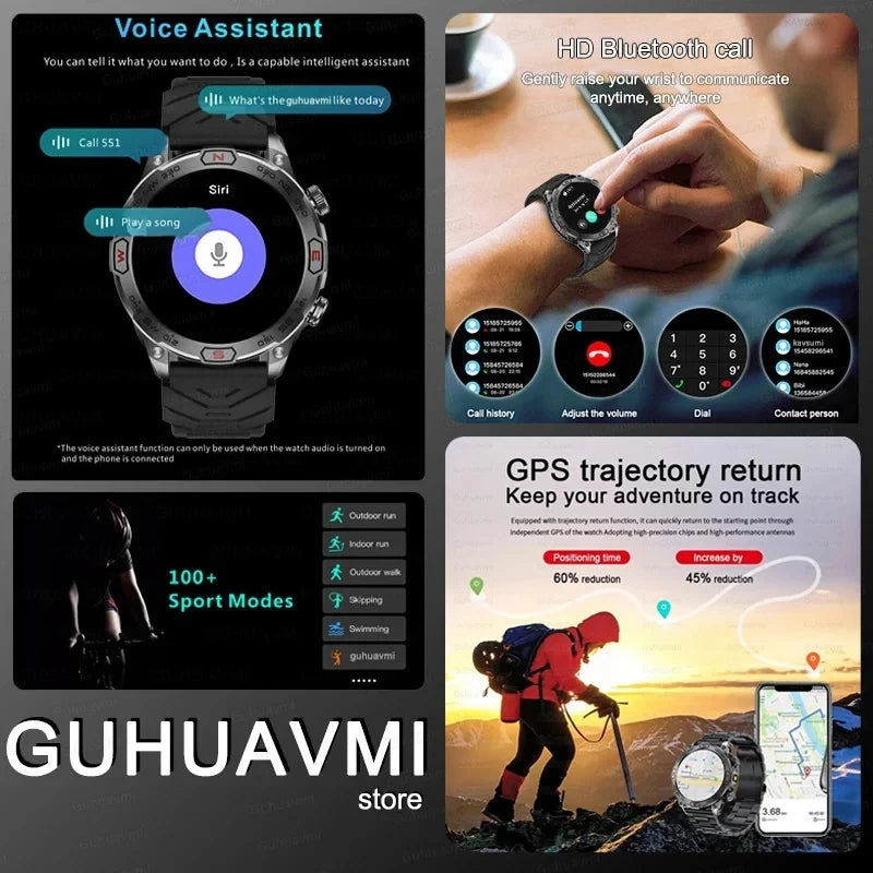 Montre Connectée GUHUAVMI – La Technologie au Service de Votre Mode de Vie Actif