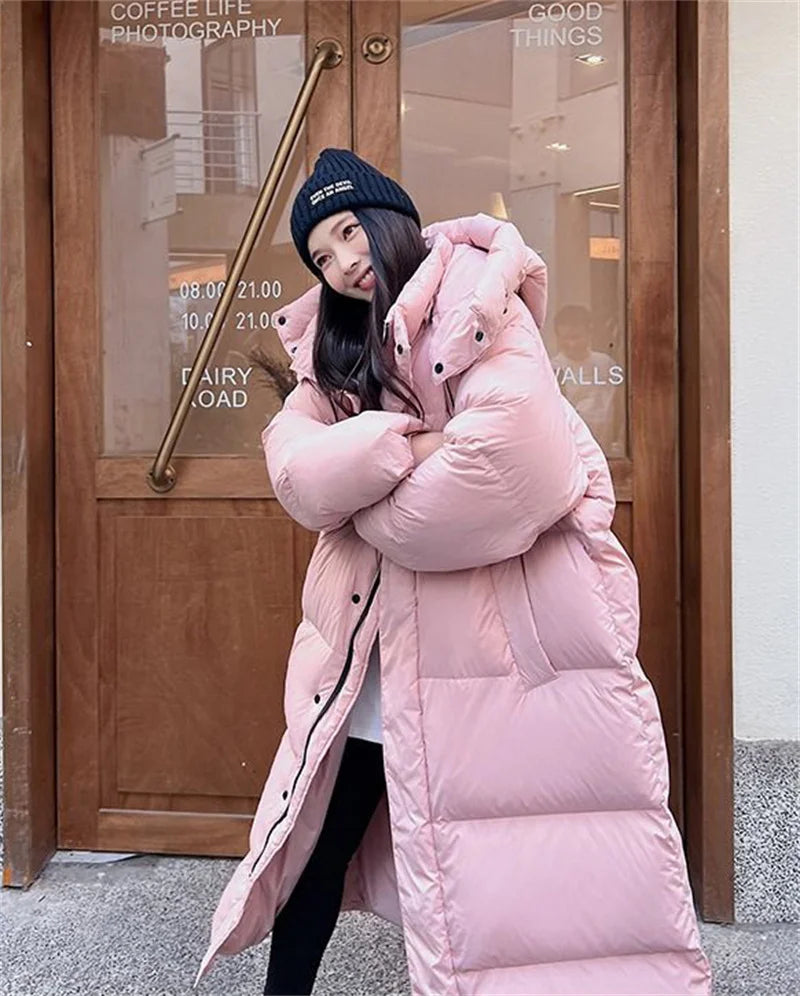 Parka Longue à Capuche pour Femme