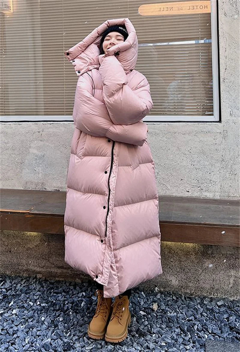 Parka Longue à Capuche pour Femme