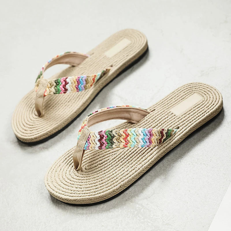 Women's Braided Flip Flops - Summer 2024