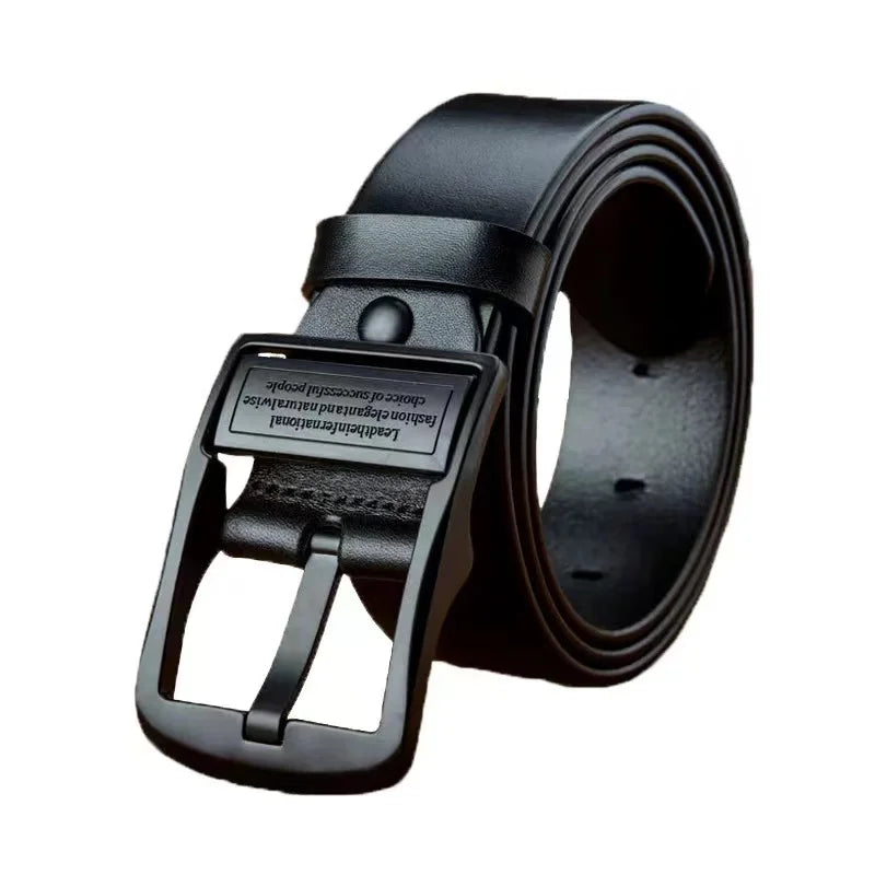 Ceinture en cuir de vachette pour hommes