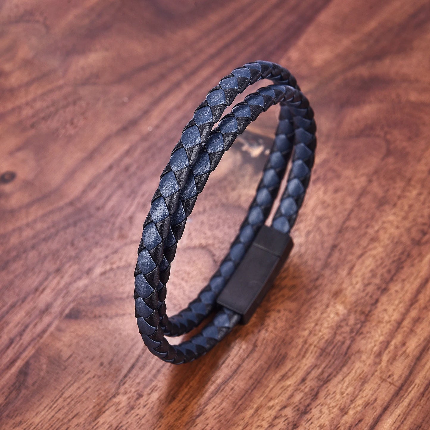 Bracelet en Cuir Véritable pour Homme