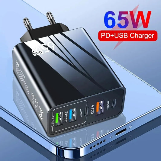 Tête de Charge Rapide 65W pour Téléphone Portable