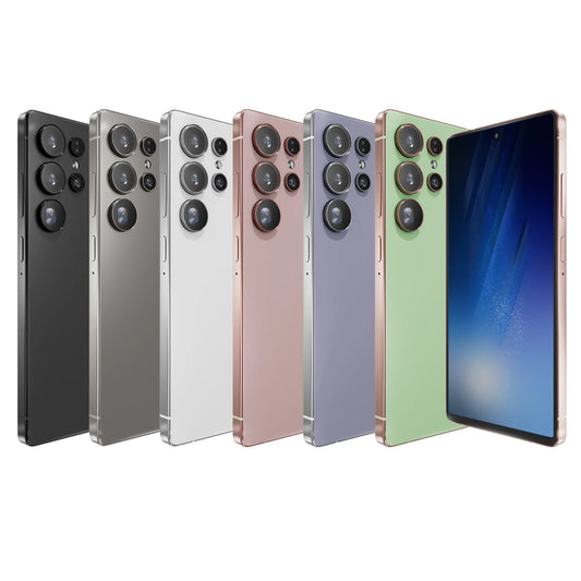 S25 Ultra Smartphone Android 6.8 pouces 8 + 128GB ROM double SIM téléphones mobiles 4G réseau 6800mAh batterie Octa Core téléphones portables