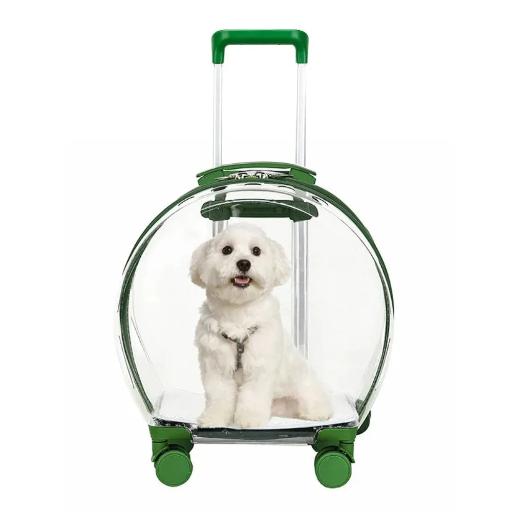 Valise à roulettes pour animaux de compagnie, étui de beauté transparent, portable et durable, Electrolux pour chats et petits chiens