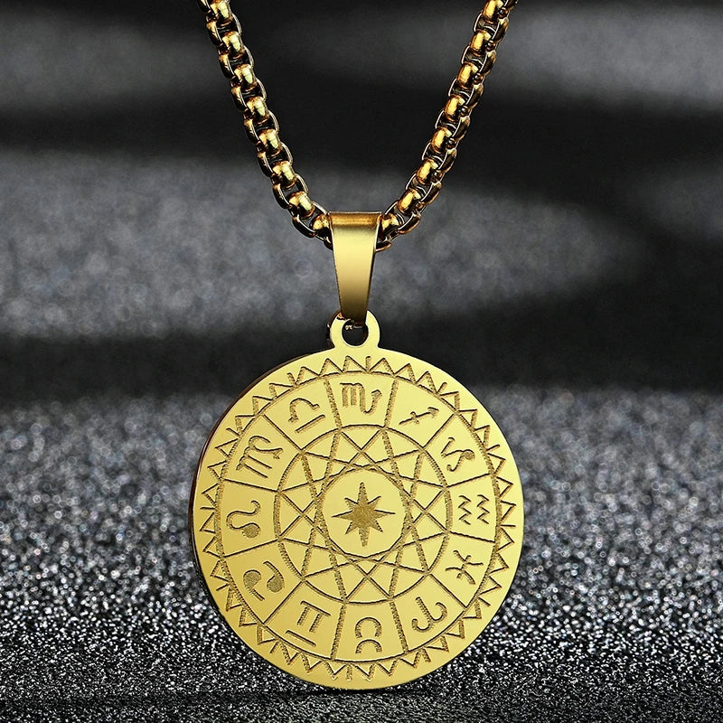 Collier Pendentif QIMING Handmade Ankh &amp; Œil d'Horus – Bijoux Égyptiens &amp; Turcs