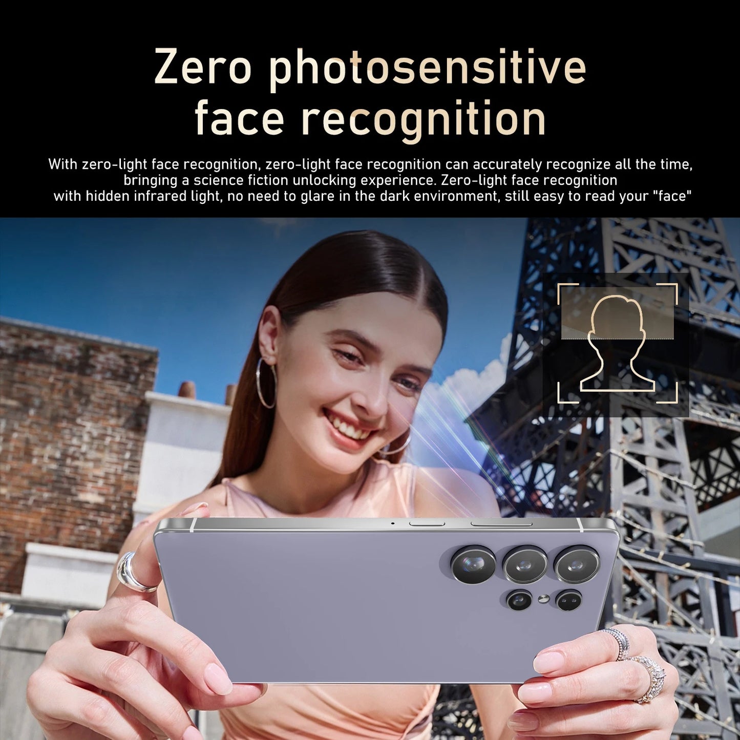 S25 Ultra Smartphone Android 6.8 pouces 8 + 128GB ROM double SIM téléphones mobiles 4G réseau 6800mAh batterie Octa Core téléphones portables