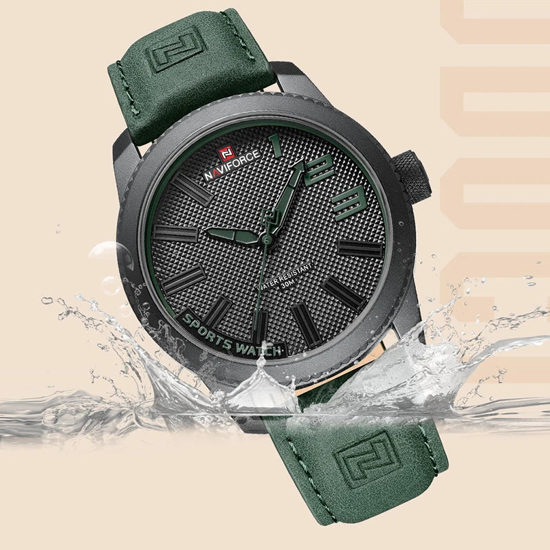 NAVIFORCE Montre-bracelet militaire pour hommes