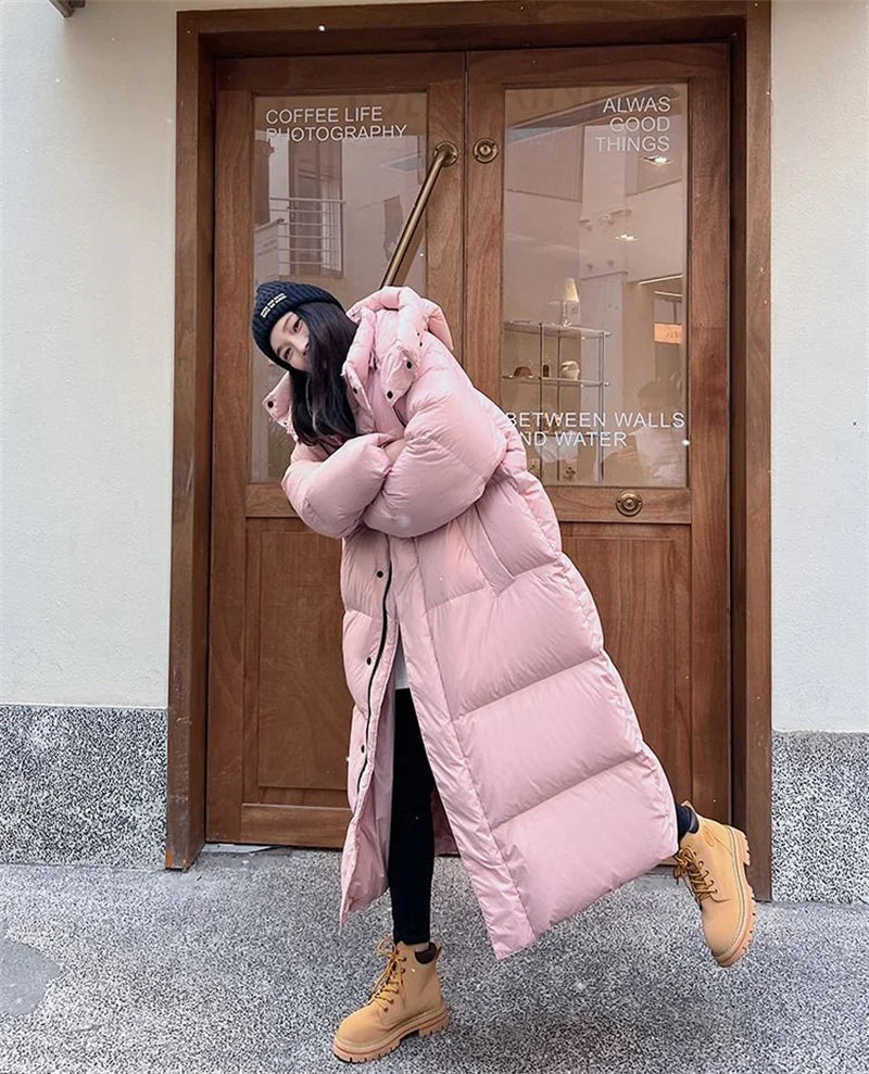 Parka Longue à Capuche pour Femme