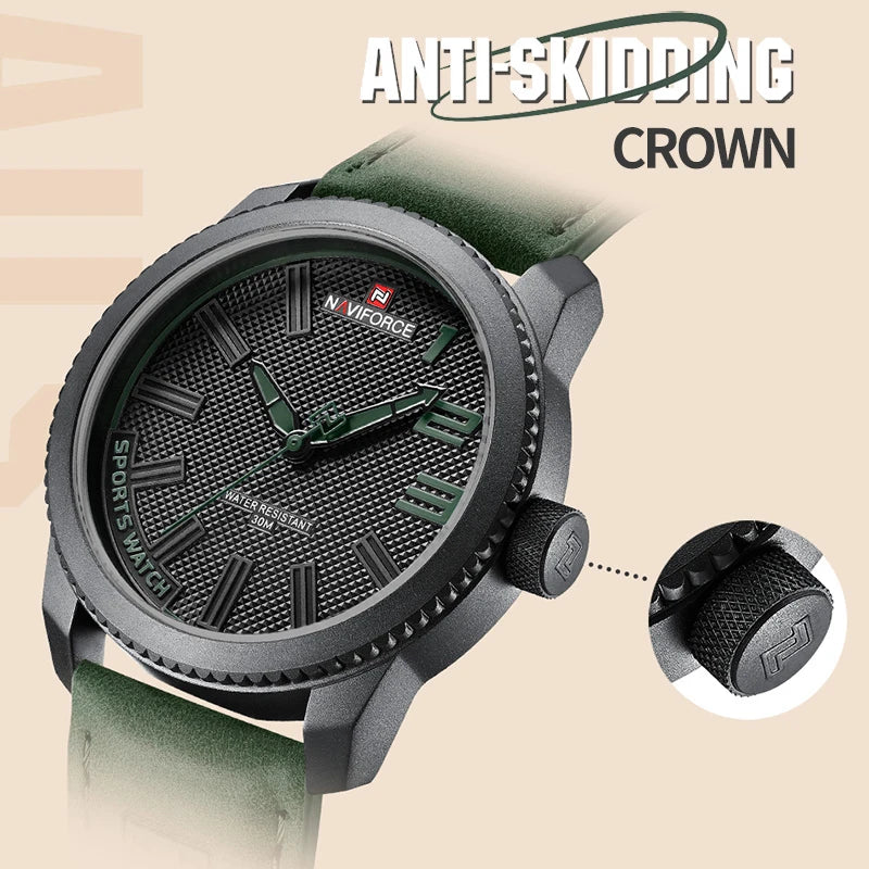 NAVIFORCE Montre-bracelet militaire pour hommes