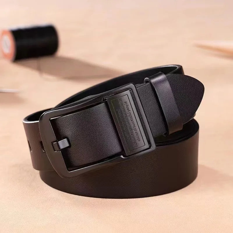 Ceinture en cuir de vachette pour hommes