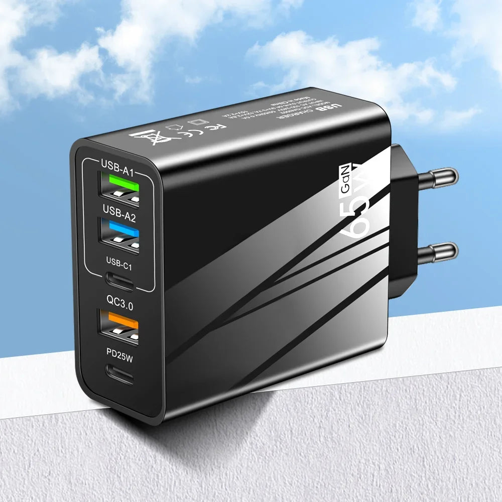 Tête de Charge Rapide 65W pour Téléphone Portable