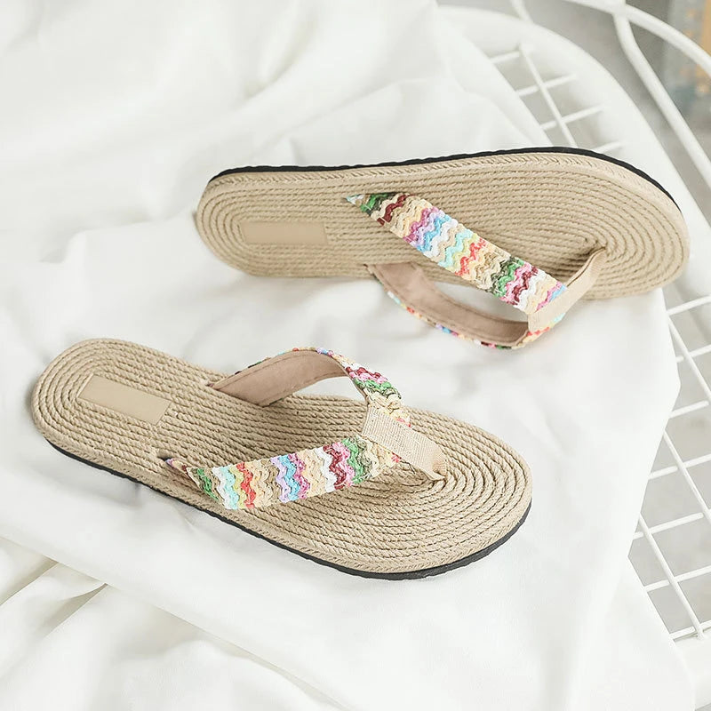 Women's Braided Flip Flops - Summer 2024