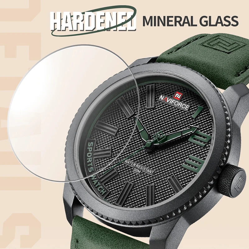 NAVIFORCE Montre-bracelet militaire pour hommes